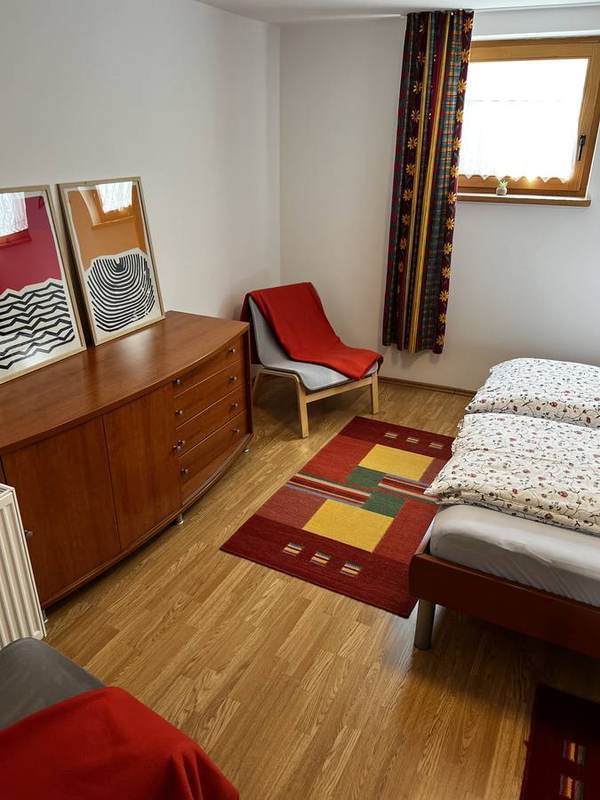 Bedroom with vintage furniture